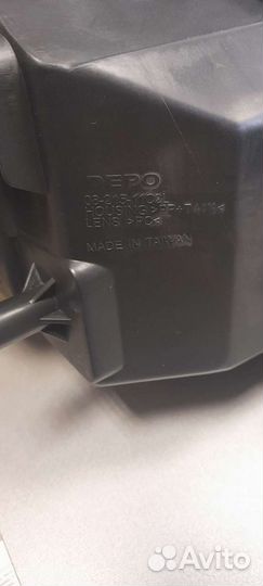 Фара левая хром Renault Logan 1