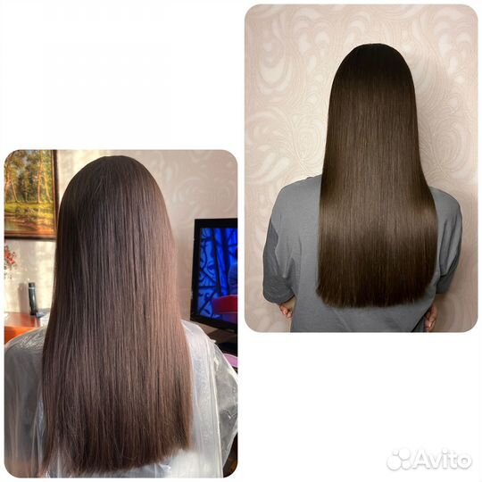 Кератиновое выпрямление