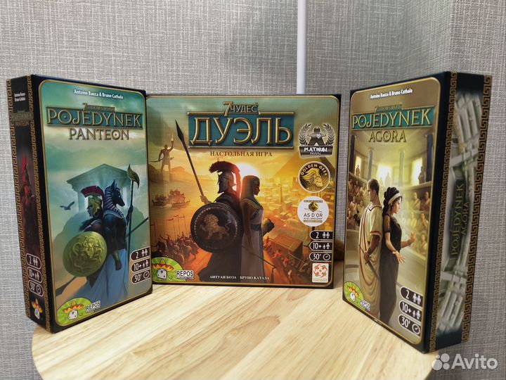 7 чудес дуэль + Агора и Пантеон