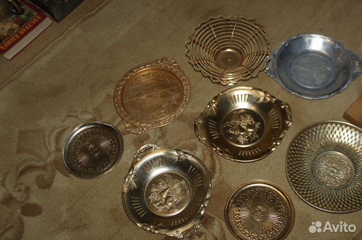 Вазы конфетницы аллюминий СССР