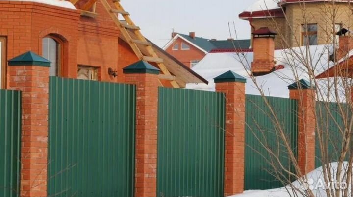Забор из профнастила профессионально быстро