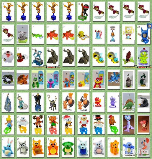 Игрушки киндер-сюрприз. Лот 1