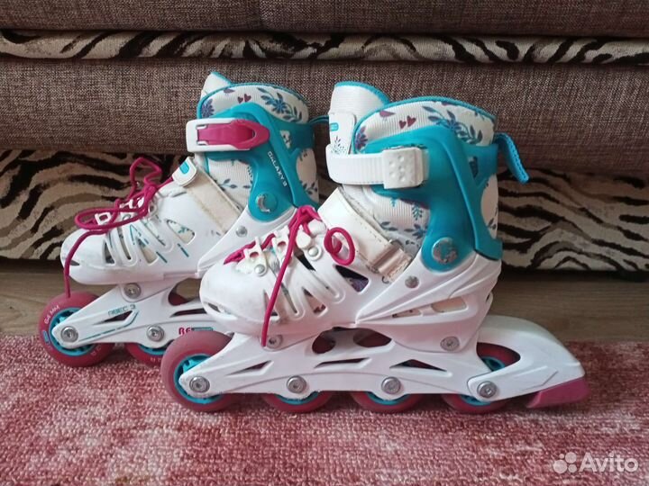 Роликовые коньки детские раздвижные