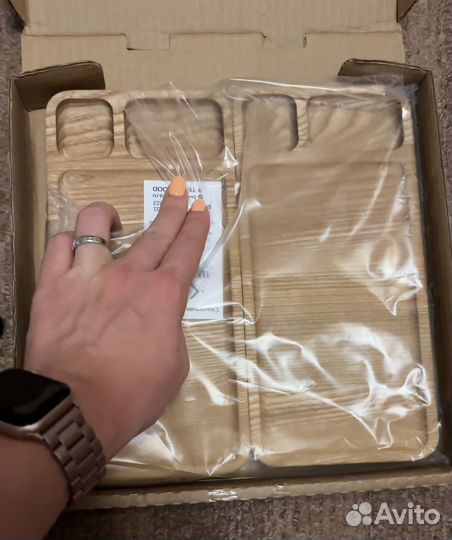 Набор досок для подачи суши. Factura Dereva