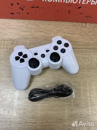 Джойстик DualShock PS3 черный/белый