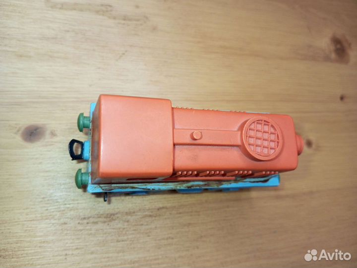 Советская заводная игрушка паровоз, СССР