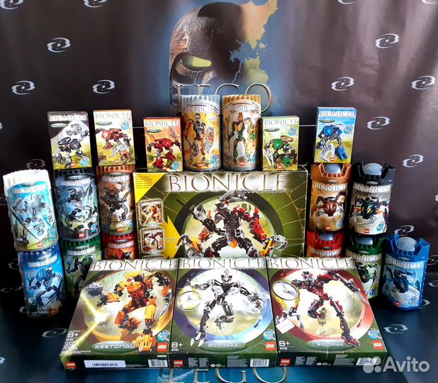 Запакованные Лего Бионикл 2005 Lego Bionicle