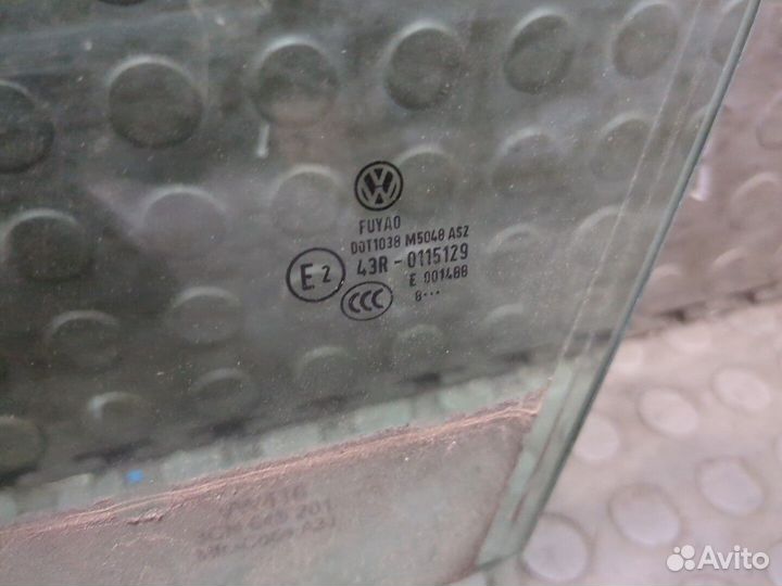 Стекло боковой двери левое переднее Volkswagen Atlas, 2019