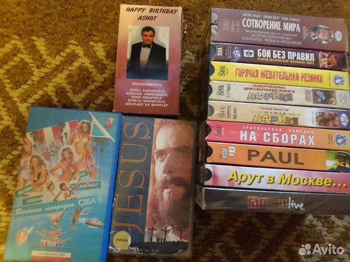 Видеокассеты с рок-музыкой