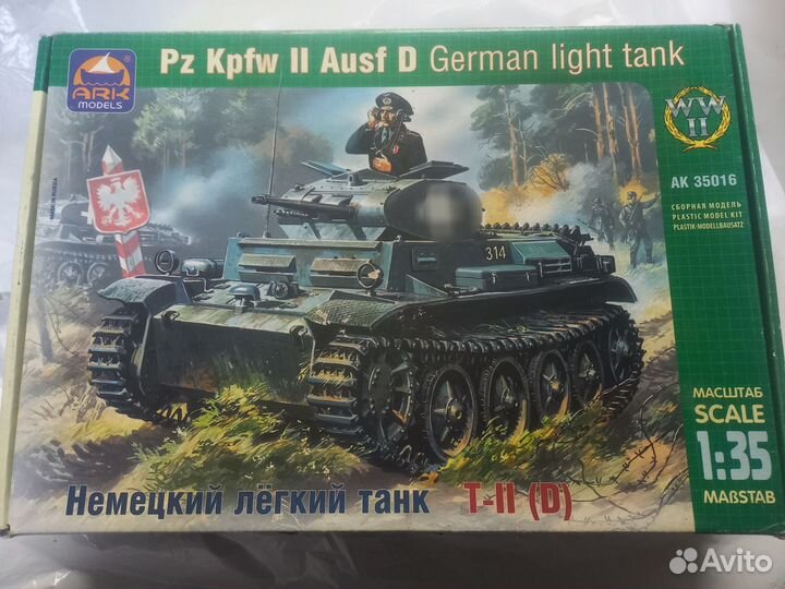 Сборная модель танка 1 35