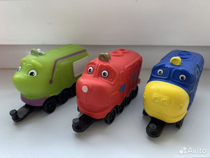 Паровозики Chuggington 6 штук