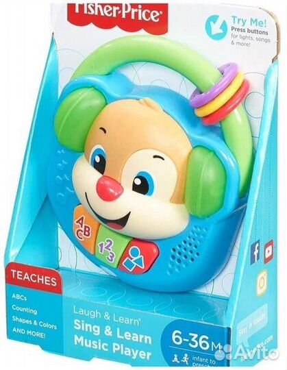 Развивающая музыкальная игрушка Fisher-Price