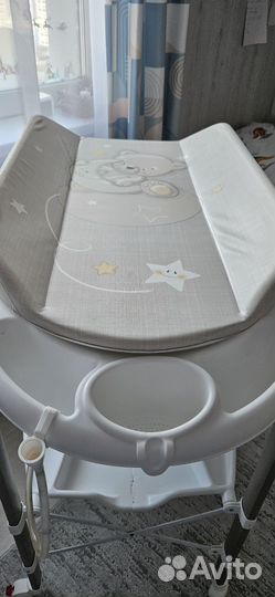 Ванночка для купания саm складная с матрасиком