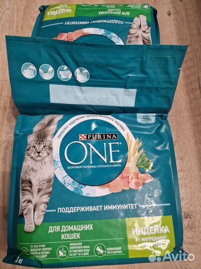 Сухой корм для кошек Purina One, 3кг