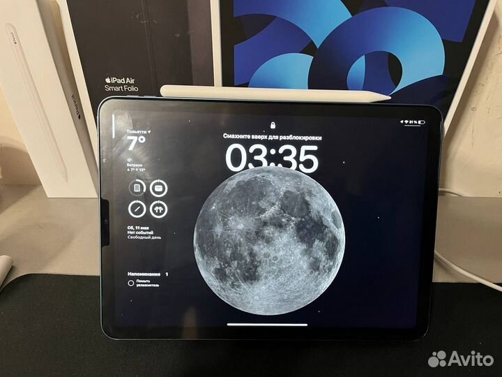 Планшет Apple iPad Air 5 со стилусом + чек