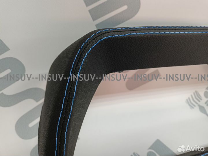 Щиток панели приборов Нива 21214 в коже синяя стр