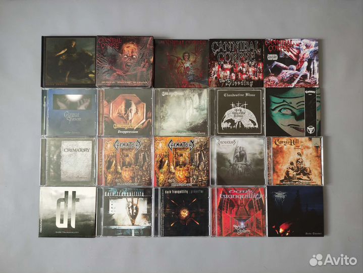 CD диски аудио Metal Rock (часть 1)