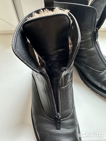 Ботинки зимние из натуральной кожи