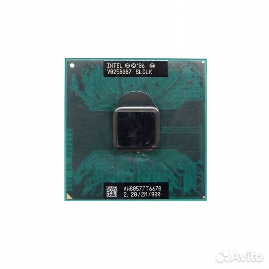 Процессор Core2Duo T6670, slglk
