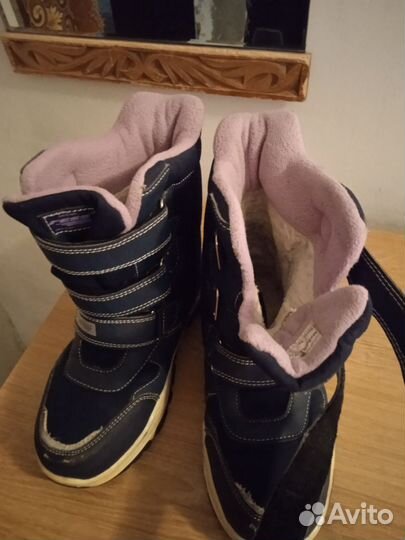 Ботинки зимние детские 23 б/у