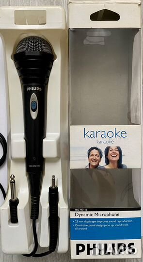 Проводной микрофон для караоке Philips SBC MD 110