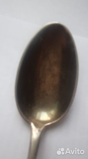 Старинная чайная ложка 1833 серебро 84 пробы
