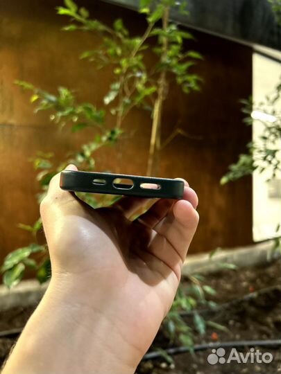 Кожаный чехол на iPhone 14 Magsafe