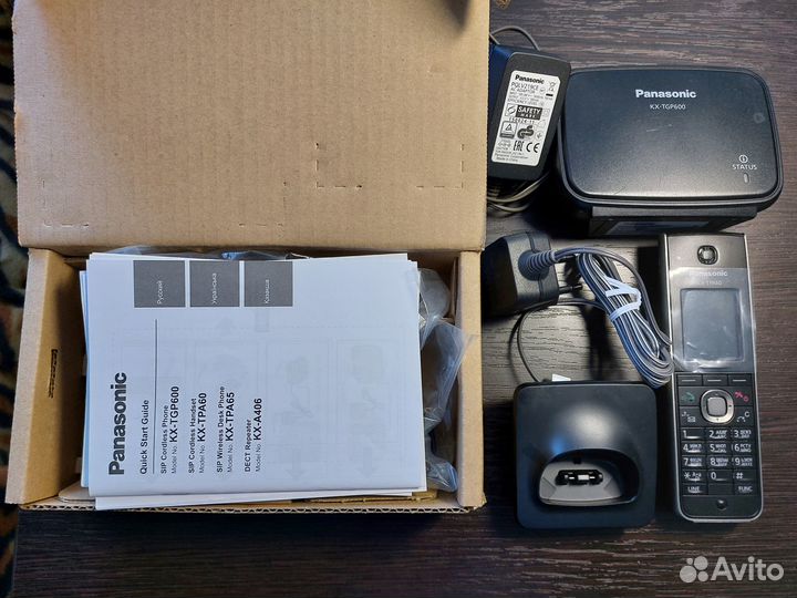 SIP Dect Panasonic TGP600 c трубкой TPA60