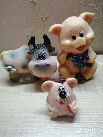 Резиновые игрушки СССР