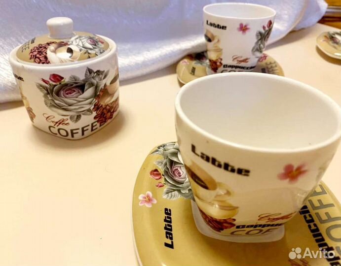 Чайный сервиз Сoffee Latte Cappuccino 15 предметов