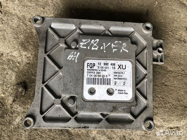 Блок управления двигателем opel astra H Z18XER