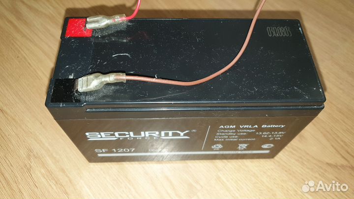 Аккумулятор для сигнализации