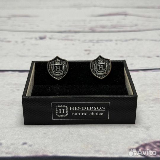 Медные запонки Henderson