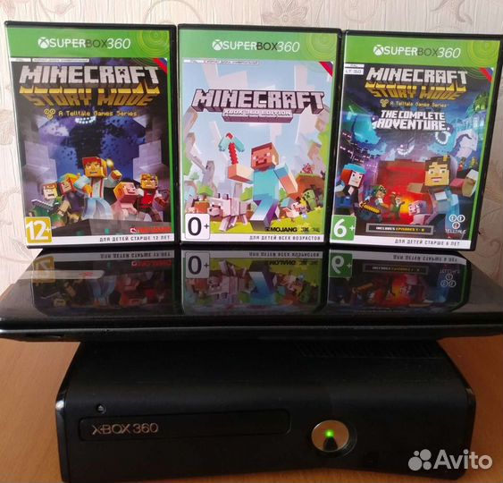Игра Minecraft (Майнкрафт) диски на Xbox 360