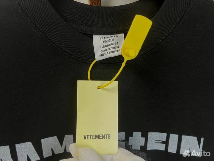 Футболка vetements rammstein