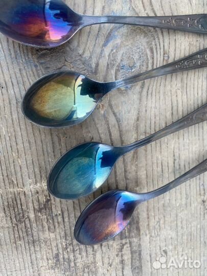 Ложки чайные мельхиоровые СССР