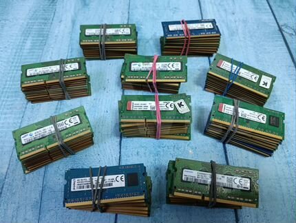 50 шт лот so-dimm 4gb ddr3 (для ноутбука)