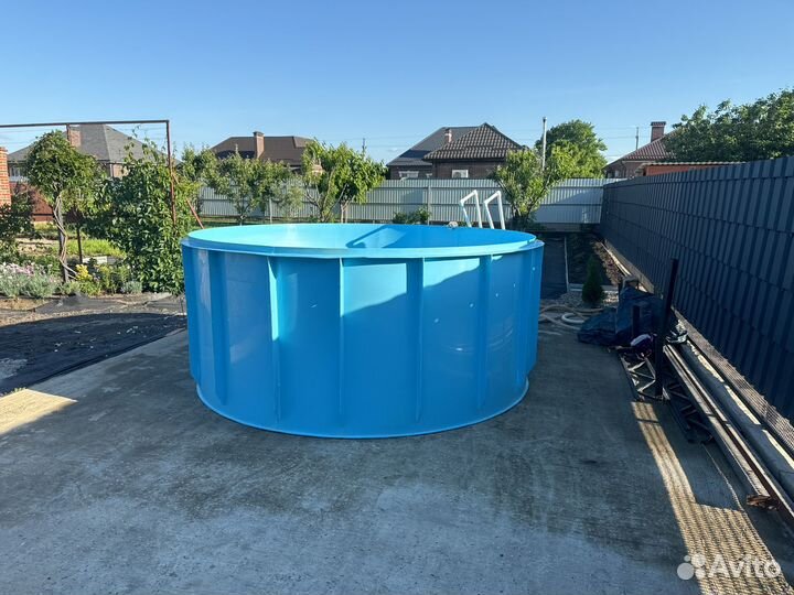Бассейн из полипропилена бу