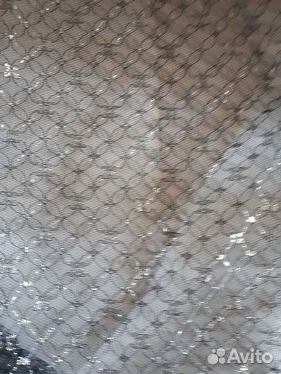 Ткань сетка с люрексом