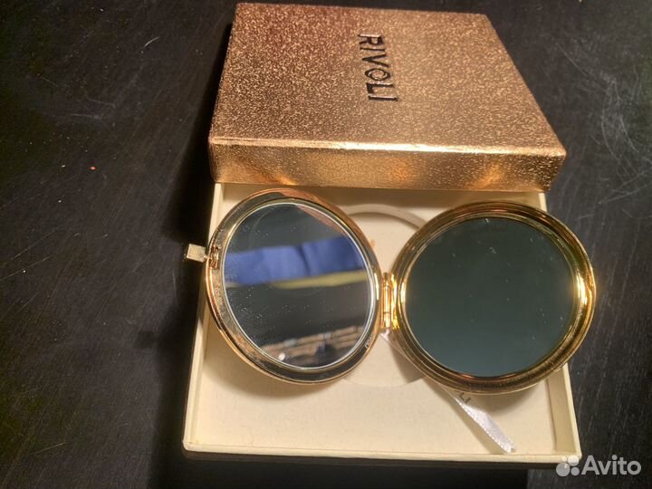 Зеркало подарочное «Весы» с кристаллами Swarovski