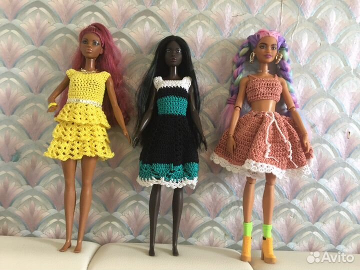 Наряды для барби, кена. Хит сезона - кофта-сетка