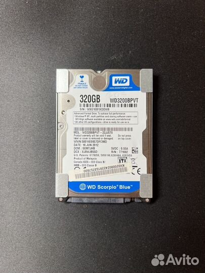 Жесткий диск wd3200bpvt