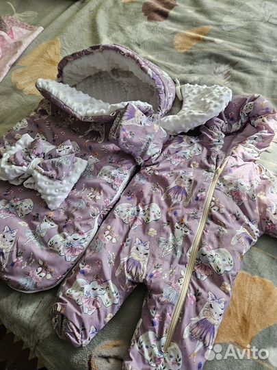 Конверт на выписку для девочки осень, зима