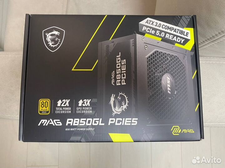 Новый Блок питания MSI MAG A850GL pcie5