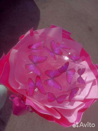 Букет с бабочками