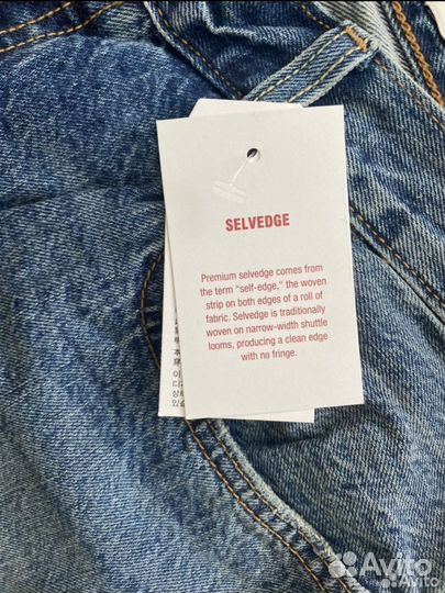 Джинсы levis 501 ct Selvedge новые 30х32