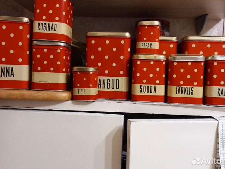 Жестяные банки для сыпучих продуктов СССР за3шт