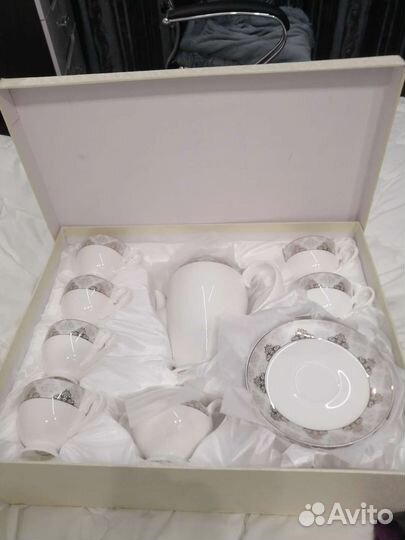 Чайный сервиз коралл