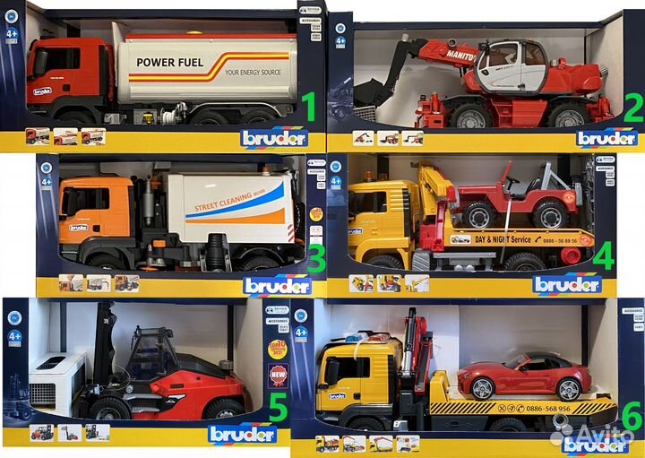 Игрушки Спецтехника bruder брудер