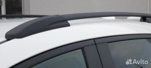 Рейлинги на крышу LADA Xray черные апс